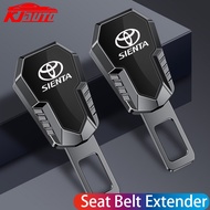 Toyota Sienta Zinc Alloy Car Seat Belt Extension Buckle Seat Belt Extension Clip Silencer For Sienta G2 XP170 G3 XP210 2015-2023 GR Sport TRD Accessories