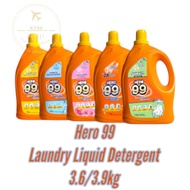 Hero 99 Laundry Detergent Perfume-3.6/3.9kg #Cloth#laundry#liquid#Detergent#sabun