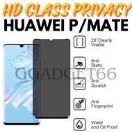 Huawei P10 Plus/P20/P20 Pro/P30/Huawei Mate 10 Pro/20 Glass Privacy Screen Protector