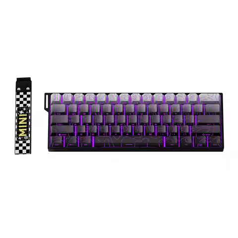 AULA MINI 60HE Magnetic Switch Mechanical Keyboard Wireless Tri-Mode 8KHZ 0.125ms 0.01mm RT RGB 4000