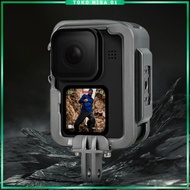 TELESIN Case GoPro Hero 9/10/11/12 Aluminum Alloy Protective Housing - GP-FMS-G11-TZ