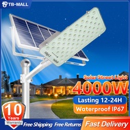 Solar Street Light 4000W Lampu Solar Light outdoor Waterproof Lighting Lampu jalan solar Sensor Remo