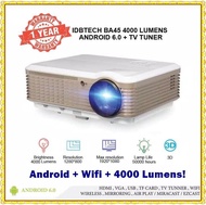 Proyektor IDBTECH BA45 Android 6.0 + TV Tuner + WiFi Projector eugx88ab Killer Garansi 1 Tahun Servi