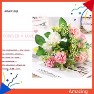 [AM] Faux Silk Cloth Flowers High-quality Faux Silk Flowers Realistic Silk Chrysanthemum Wedding Bouquet Low Maintenance Artificial Flowers for Southeast Asian Buyers