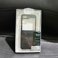 Discharge - Samsung Z Flip 5 x level leather case (black) (999)