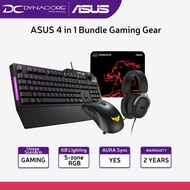ASUS 4 in 1 Bundle Gaming Gear,TUF Gaming K1 RGB keyboard ,TUF Gaming M3 Mouse ,Cerberus Mini Mat ,TUF Gaming H3 headset