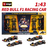 Bburago 1:43 RedBull RB20 RB19 RB18 RB16B Max Verstappen 4 Time World Champion F1 Formula Car Die Ca