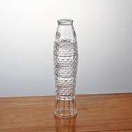 Glass Cup Wholesale Nordic Koi Transparent Glass Cup Set Creative Household Tea Cup Water Cup Stacki