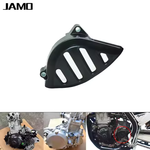 JAMO Motorcycle Front Chain Sprocket Guard Cover For ZONGSHEN-Motor Racing NC250 ZS177MM 4 KAYO BSE 