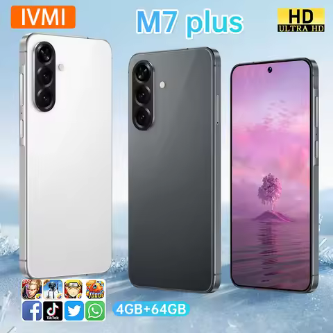 IVMI Global Vision M7 Plus Smartphone Android 12 4GB RAM 64GB ROM 8+16MP Face ID 4G Network Google P