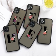 Alphabet G H I Flowers Camera Lens Protection Shockproof Compatible For iPhone 11 12 Pro Max 12 Mini