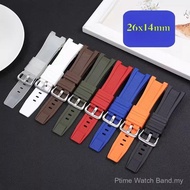 Replacement Silicone Watch Strap for Caso GSHOCK GST-W300/400G/B100, Colorful Soft Sports Band