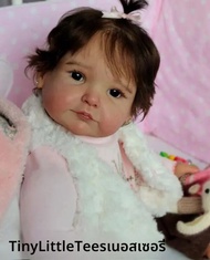 ชุดตุ๊กตารีบอร์น NPK 22นิ้ว sanne นุ่มไวนิลสีสดชิ้นส่วนตุ๊กตาที่ยังไม่เสร็จพร้อมทั้งร่างกายและดวงตา
