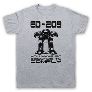 R ROBOCOP ROBOCOP ED-209 OCP Movie Merchandise Casual Loose Cotton Trendy Men Women Top T-Shirt