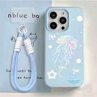 2-In-1 Jellyfish Dazzle Case For Xiaomi 15T Pro C71 C85 poco M7 Plus F7 C65 C75 3Gd2H1 Premium Antis