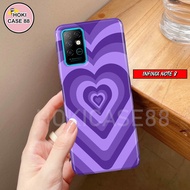 HP [H53] INFINIX NOTE 8 Case LOVE Motif Doft For All Types of Cellphones | Protective Casing & Cover