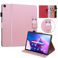 For Lenovo Tab M10 3rd Gen 10.1" Smart Case TB328FU TB328XU Cover Tablet Kids Cute Cartoon Animal Wallet Flip Stand Case