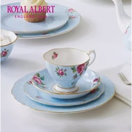 Royal Albert Royal Albert Rose Full Bone China Coffee Cup Saucer English Tea Set European Luxury