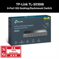 TP-Link TL-SX1008 8-Port 10G Desktop Rackmount Switch TP Link 10G Switch TP-Link SX1008 10G Desktop 