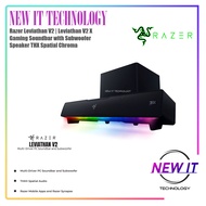 Razer Leviathan V2 | Leviathan V2 X Gaming Soundbar with Subwoofer Speaker THX Spatial Chroma RGB (R