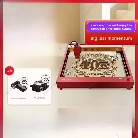 XTool D1 Pro10w Laser Engraving Machine Woodworking Cutting Machine Automatic Small Marking and Engr