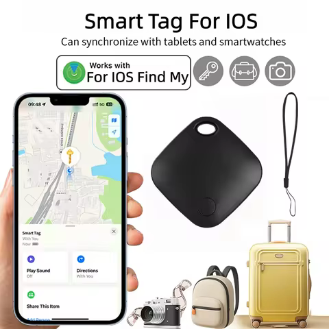 Smart Location Tracker for Apple Find My App Anti-Lost Reminder Smart Tag Beyond Bluetooth Positioni