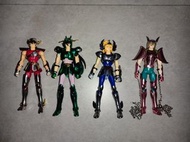 聖衣神話 初版安全帽 星矢 紫龍 冰河 阿瞬 有氧化（注意內文）