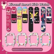 【ready stock】Cartoon Pikachu For Xiaomi Smart Kids Silicone Watch Strap For Xiaomi Smart Kids Watch 