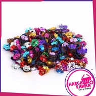 Payet Hologram motif bunga berat 10 gr