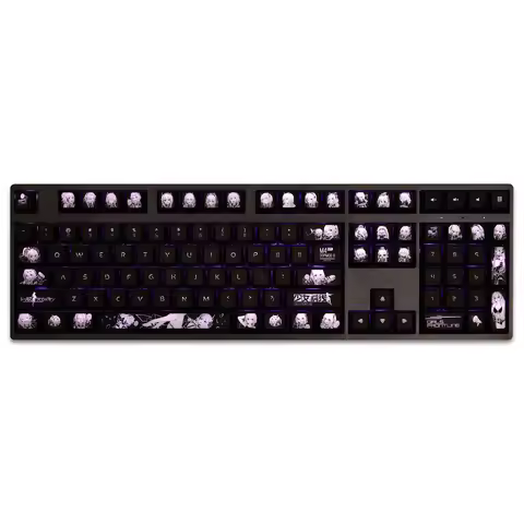 104 Keys M4 SOPMOD II Girls' Frontline Backlit Keycaps PC Coating for Logitech G512 Razer BlackWidow