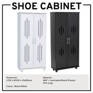 High Shoe Cabinet Swing Door Shoe Rack Shoe Cabinet 2 Door Shoe Storage Cabinet