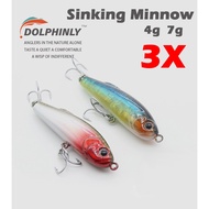 DOLPHINLY Fishing Lure Sinking Sing 4gram 7gram