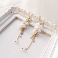 *My Fancy Handmade*手鈎鈴蘭花垂墜耳環
