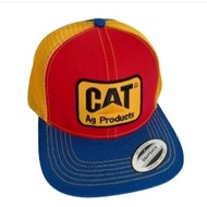 Topi Lelaki Snapback USA Vintage Trucker Cap 3 Color Pinwheel Topi Lelaki Style Retro Snapback Flat 