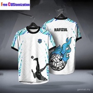 【Kids' jerseys】 New Sports Jersey Tshirt Short Sleeve Retro Collar 3d Digital Printing Full Sublimat