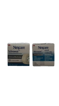 [ของแท้ พร้อมส่ง] 3M NEXCARE MICROPORE ไมโครพอร์ เทปแต่งแผลชนิดเยื่อกระดาษ 1นิ้วx10หลา