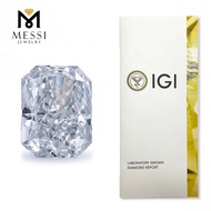 Messi Jewelry With IGI Certificate Radiant Shape Lab Grown Diamond 1ct 1.5ct 2ct 2.5ct 3ct CVD HPHT 