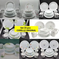 hot item set dinner corelle 20 pcs