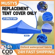 Tent Cover Replacement Camping Outdoor Tent Top Cover Waterproof Tent Cloth Retractable 3X3M/2X2M