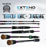 EXTEND SHARK 31 THIRTY ONE SERIES JIGGING BC BAITCASTING FISHING ROD ONE PIECE