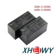 1-5PCS G2RL-2-12VDC 24VDC 5VDC relay DC12V 8-pin 8A two open two closed G2RL-2-5VDC  G2RL-2-24VDC G2
