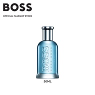 HUGO BOSS Fragrances BOSS Bottled Tonic Eau De Toilette For Men 50ml - Apple Cinnamon Sensual Woody Notes - Oriental Fougère Perfume