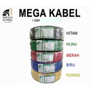 1.5Mm MEGA KABEL Mega Cable PVC Insulated Cable 100% Copper (1Meter)