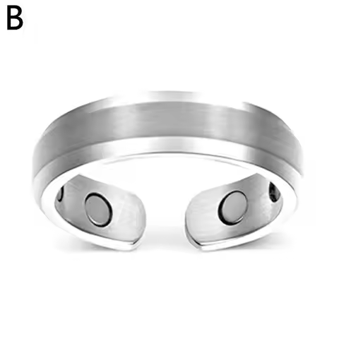 Men Lasting Therapeutic Magnetic Ring Women Slimming Ring Adjustable Magnet Rings Power Therapy Magn