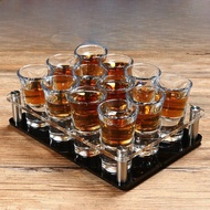 Bullet Cup High Proof Liquor Glass Shot Cup B52 Set Cocktail Cup with Stand White Wine Cup Transpare