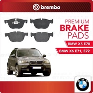 BREMBO Front Pads (L+R) - BMW X5 2007 E70 3.0, 3.5, 4.8i, BMW X6 E71, E72 3.0d, 3.5i, 3.5d, X5 F15