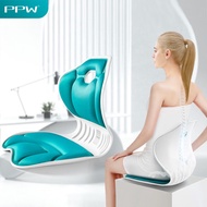 PPWCushion Backrest Integrated Seat Cushion Ergonomic Waist Cushion Office Cushion Hip Care Waist Shaping Chair