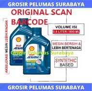 ORIGINAL SCAN Oli Matic shell advance 4T scooter matic AX7 800ml AX7 Matic AX 7 Scooter Matik 800 ml