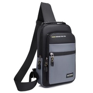 Fashion Sling Bag For Man Pouch Bag Men Casual Waist Bag Travel Outing Crossbody Bag Shoulder Bag Si