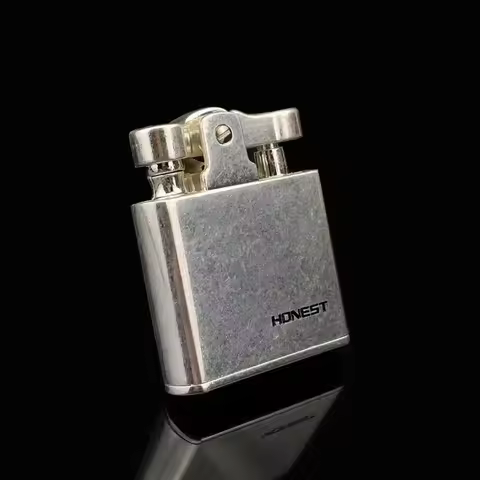 New Windproof Retro Brass Cigar Lighter Cigar Lighter Men Smoking Accessories Gadget Metal Luxury Ke